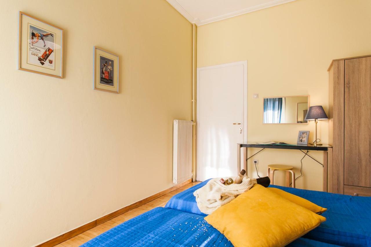 Private Central View Rooms In Apartment Near To Acropolis Metro Station Athens Exterior photo